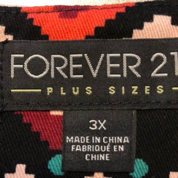 Forever 21 3x pleated skirt. Aztec type pr… - Picture 5 of 6